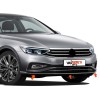 Passat B8.5 Krom Ön Tampon Alt Çıtası (3 Parça)