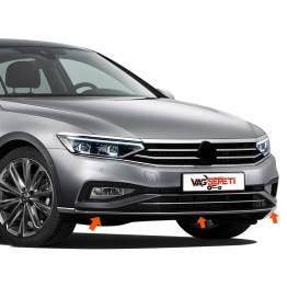 Passat B8.5 Krom Ön Tampon Alt Çıtası (3 Parça)