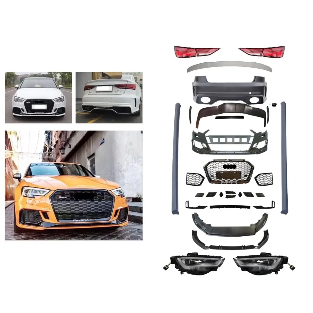 2017+ RS3 Görünüm Facelift Body Kit (Sedan) (Led Farlı Model İçin)