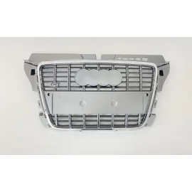 2008-2012 İçin Uyumlu Panjur S3 Gri/Krom Çerçeve