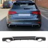 Hatchback İçin Uyumlu RS3 Difüzör (Normal Tampon İçin)