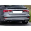 Sedan İçin Uyumlu S3 Difüzör Egzoz Seti