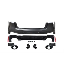 2019-2021 Avant  İçin Uyumlu RS6 Arka Tampon Difüzör Seti