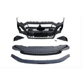 2019-2021 İçin Uyumlu Rs6 Ön Tampon Panjur Seti (Sedan & Avant Uyumlu)
