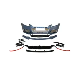 TT 2014-2018 İçin Uyumlu TT RS Ön Tampon Panjur Set (Siyah Trim &Panjur)