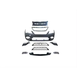 2018-2020 İçin Uyumlu Fr Görünüm Ön Tampon Panjur Set (Sis Dahil)