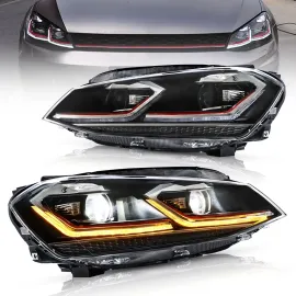 2012-2018 İçin Uyumlu J Led Far Gti Kırmızı