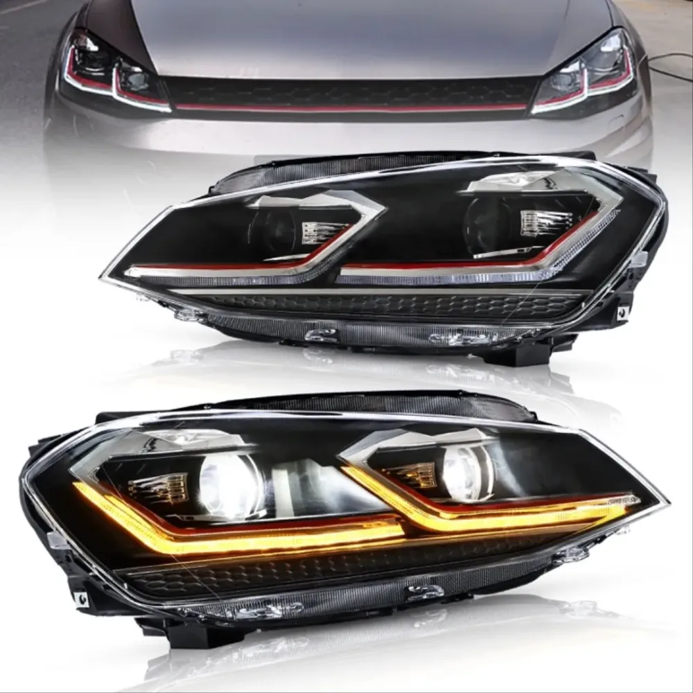 2018-2020 İçin Uyumlu J Led Far Gti Kırmızı