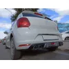 2014-2017 İçin Uyumlu Reflektörlü Silver Difüzör