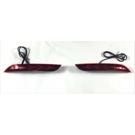 2014-2018 İçin Uyumlu Ağaç Dizayn Arka Sis Ledi