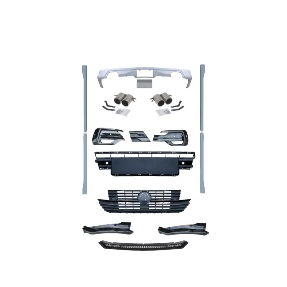 T6.1 Rline Body Kit (Siyah Panjur)  2020+ (Kısa Şase)